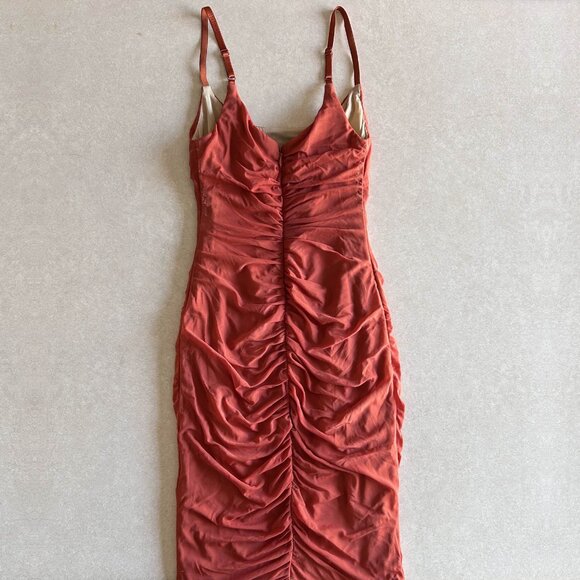 Bebe Fitted Panel Dress ASO Hayley Marshall - Picture 4 of 14